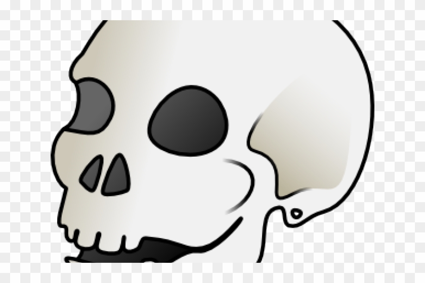 Skeleton Clipart Nose - Skull Head Cartoon Transparent #1347525