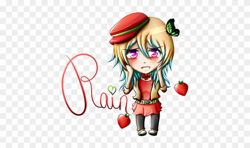 Snow White Clipart Rain - Chibi #1349918