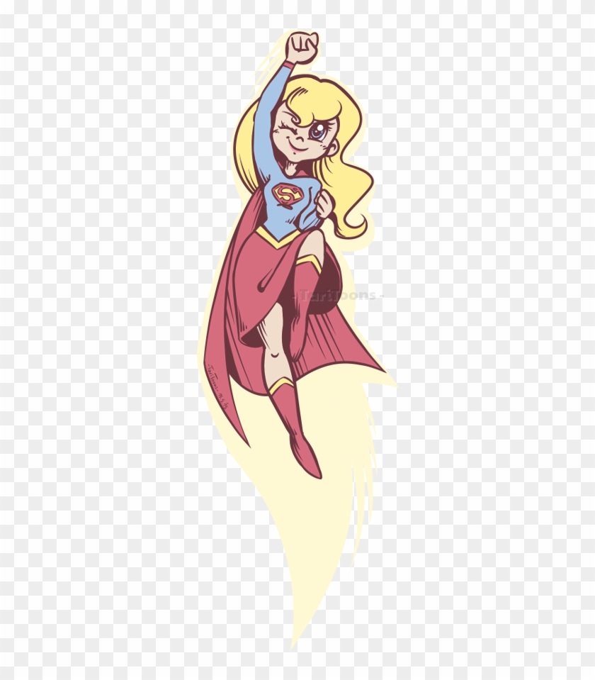 Supergirl - Supergirl Illustration Png #1351795