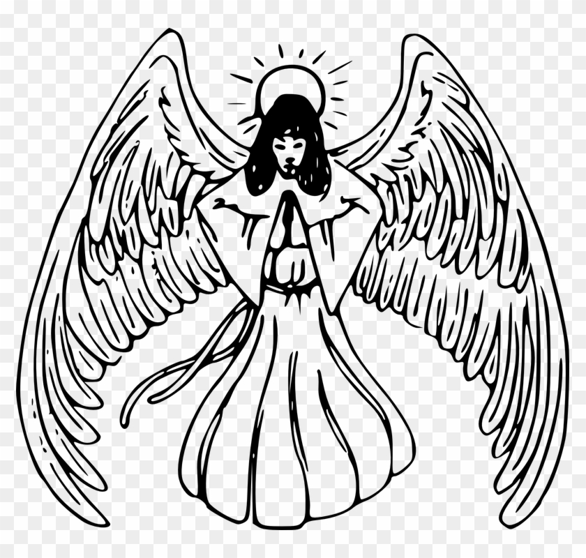 angel halo drawing