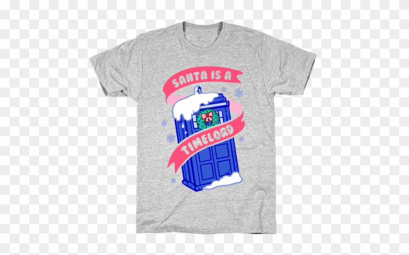 Santa Is A Timelord Mens T-shirt - Suns Out Buns Out Shirt #1354380