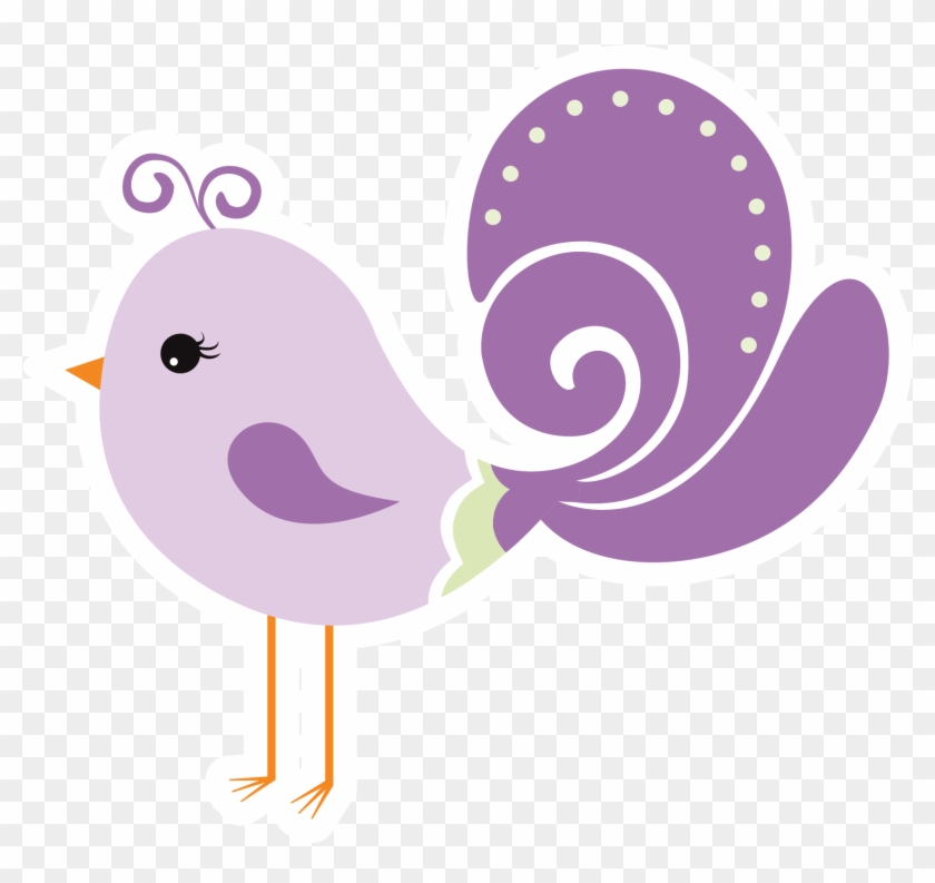 Mauve Clipart Love Bird - Pajaritos Png #1355123