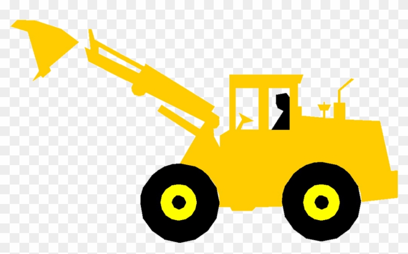 Jpg Royalty Free Download Banksman Cartoon Clip Art - Bulldozer Clipart Yellow #1356715