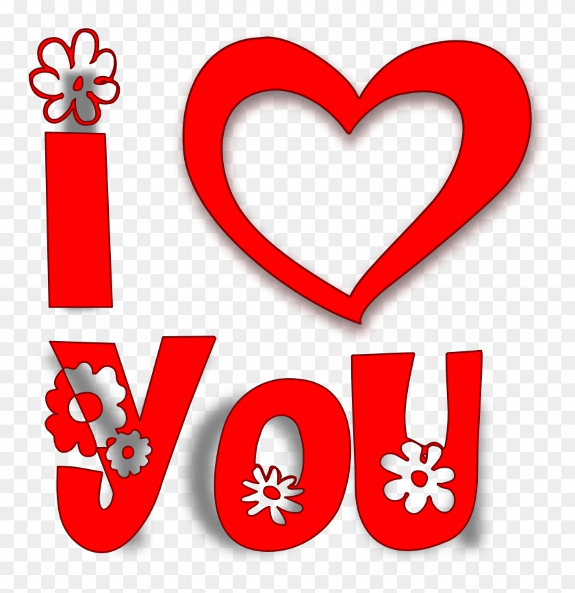 I Love You Clipart - Love You Png Hd #1356904