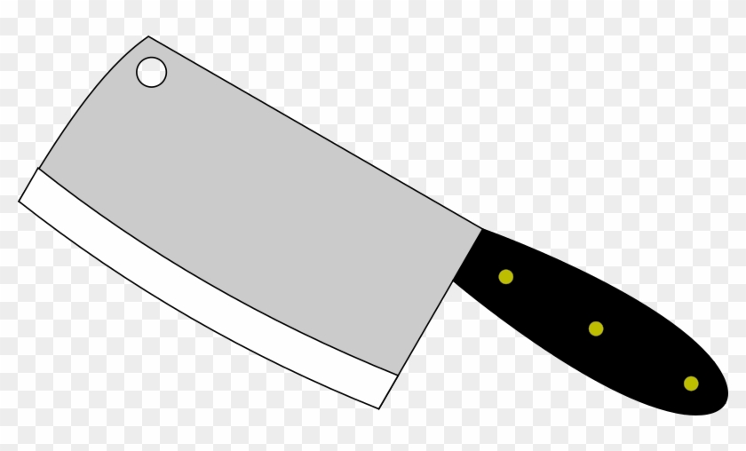how to draw a butcher knife