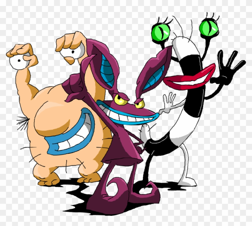 Aaahh Real Monsters By ~s0s2 On Deviantart Cartoons - Мультик Монстры #1358913