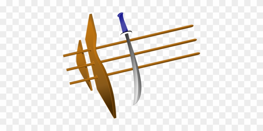 Computer Icons Drawing Sword Weapon Download - Clip Art #1359792