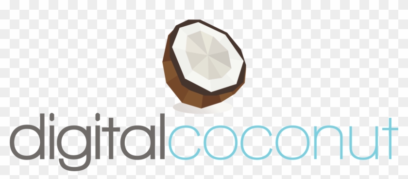 Coconut Clipart Diagram - Digital Coconut #1359865