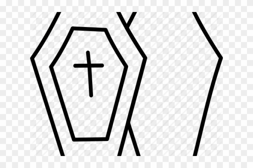 Coffin Clipart Cross - Coffin #1362221