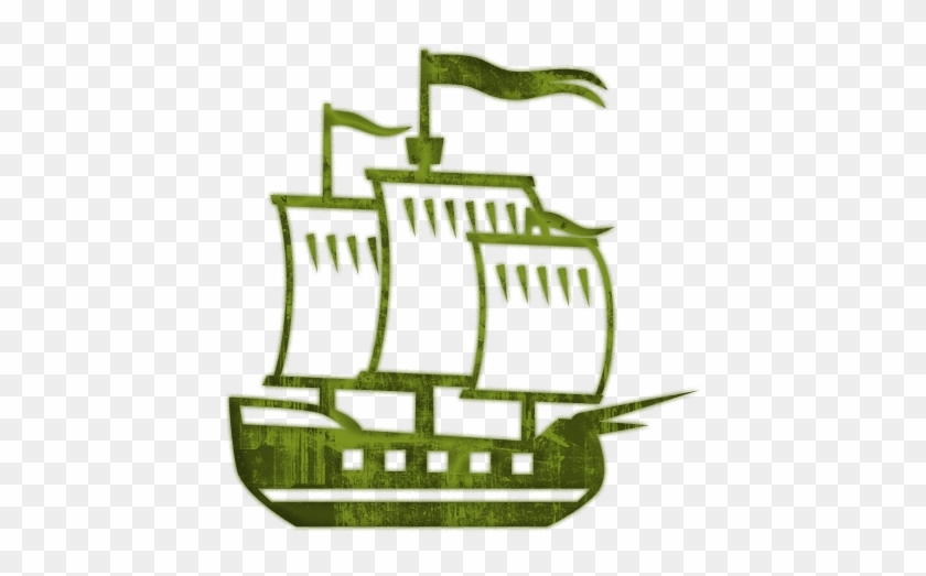 Ship Sails Clipart - Icon Png Wooden Ship #211526