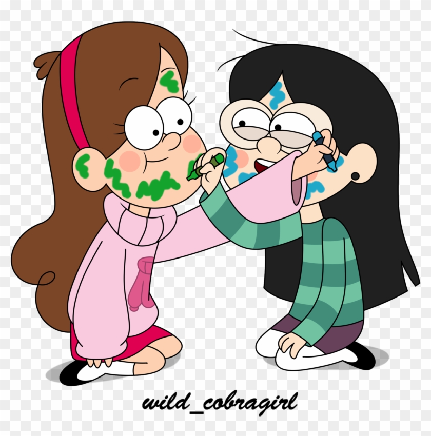 Colorful Friendship By Wild-cobragirl - Phineas And Ferb Gravity Falls Isabella And Mabel #212263