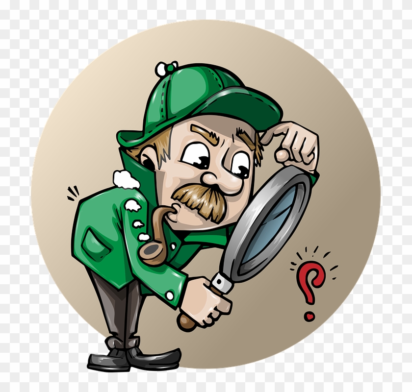 Clipart Of Investigation, Searching And Investigate - Cartoon #212267