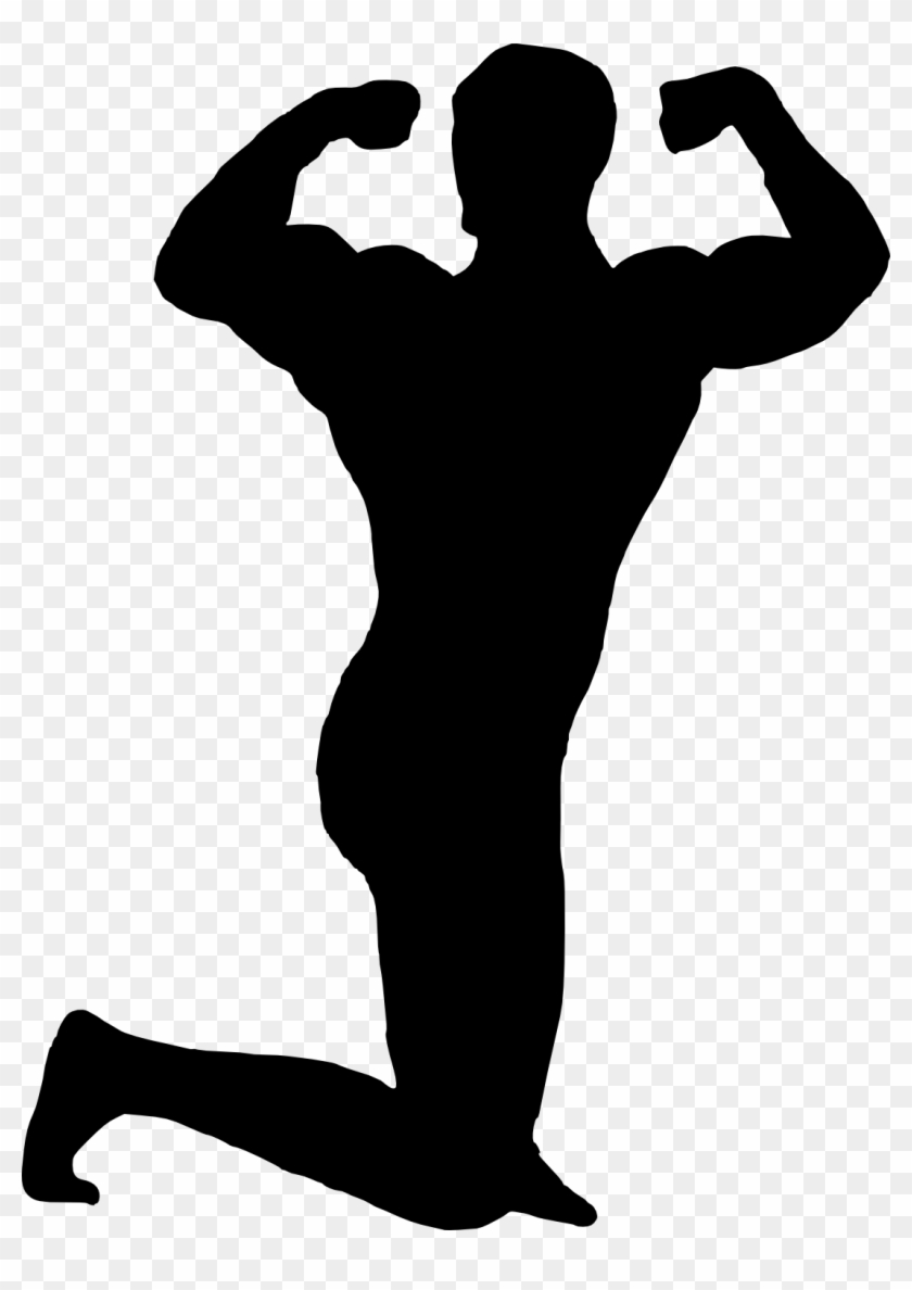 Bodybuilder Silhouette - Mitch "muscle Man" Sorenstein #212343