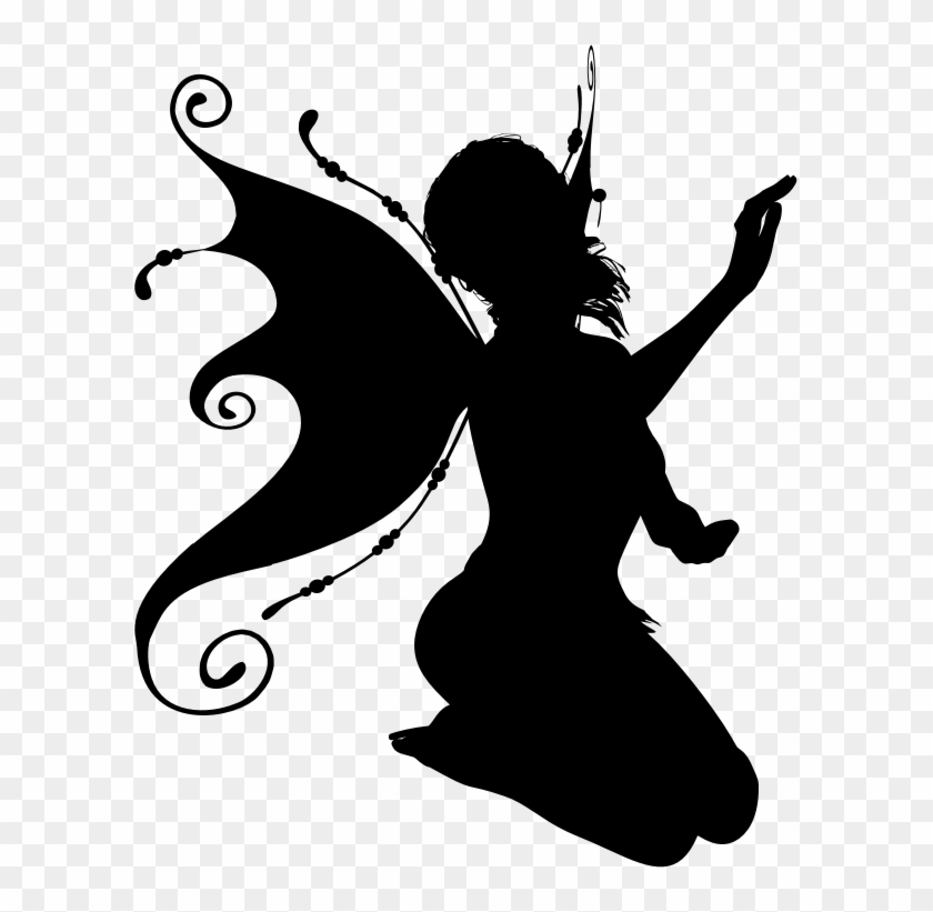 Fairy Tale Silhouette Clip Art - Fairy Silhouette - Full Size PNG ...