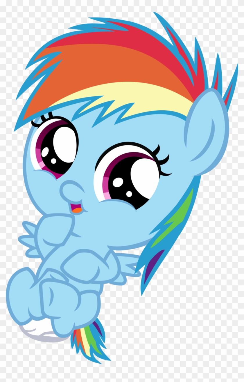 Baby Rainbow Dash By Mlpcompilation - Mlp Baby Rainbow Dash #214574