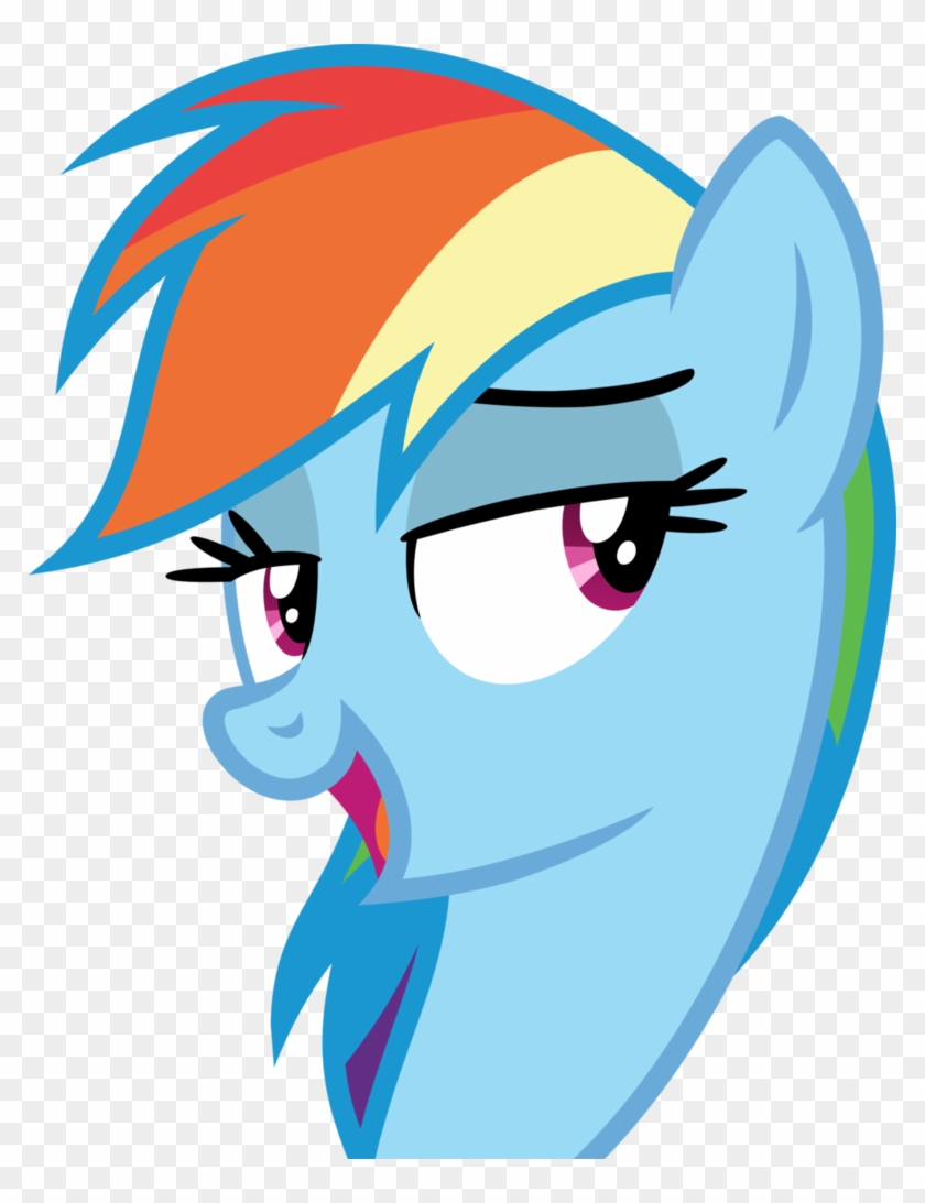 'if You Know What I Mean' Rainbow Dash Vector By Weegeestareatyou - Rainbow Dash Mud #215107