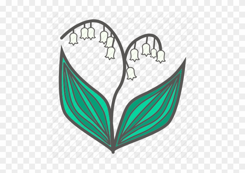 Lily Of The Valley Clipart Svg - Vector Graphics #1362957