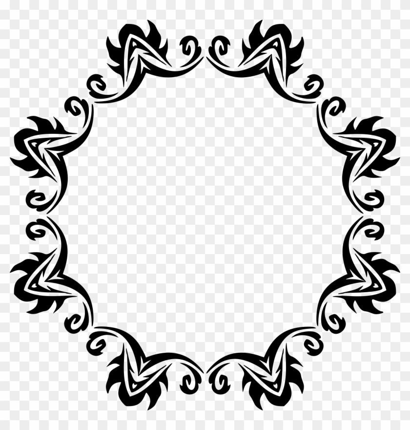 Big Image - Square Frame Cliparts Black & White #1363812