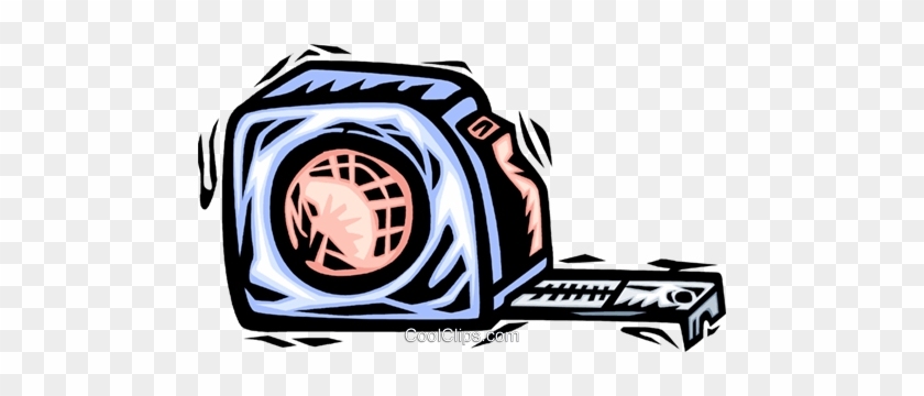 Tape Measure Royalty Free Vector Clip Art Illustration - Measurement #1364063