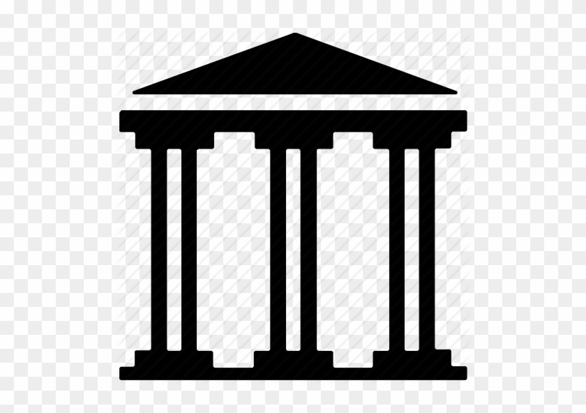 Columns Clipart Pantheon - Court Building Png #1364492