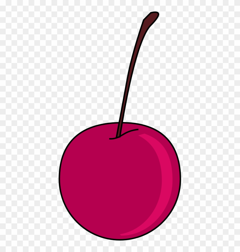 Free Plums Free Banana Free Apple Core Free Juice Glass - Cherry Clip Art #1365130