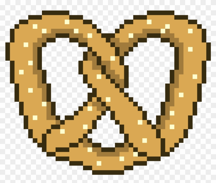 Pretxel - Pretzel Pixel Art #1366211