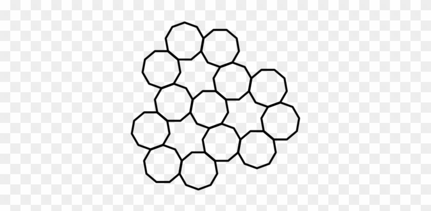 9 Sided Tessellation - Line Art #1366878