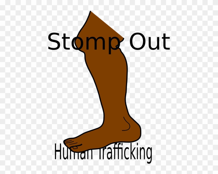 Stomp Out Human Trafficking Clip Art - Clip Art #1370199