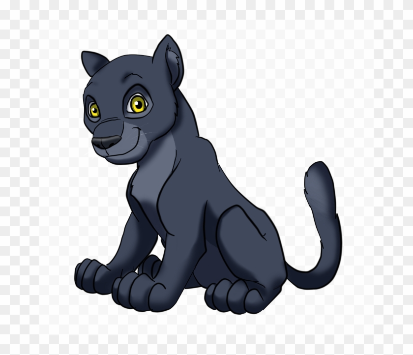 panther reading clip art