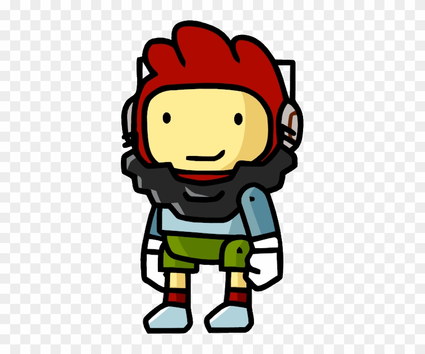 Beard Clipart Neck - Scribblenauts Maxwell And Lily #1372638