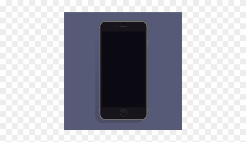 Apple,black,phone,free Vector Graphics - Iphone #1372753