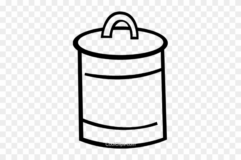 Basket With Lid Royalty Free Vector Clip Art Illustration - Basket With Lid Royalty Free Vector Clip Art Illustration #1372879