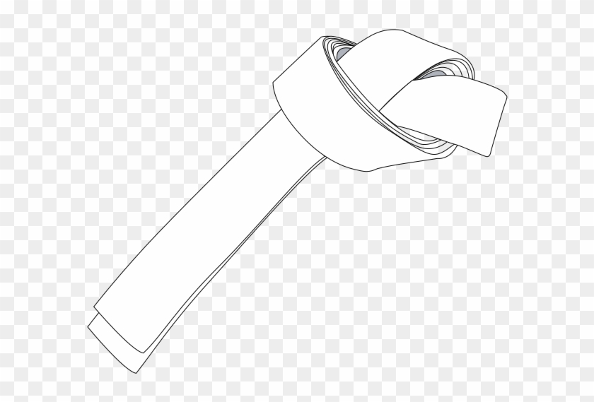 Martial Arts White Belt Alt - Drawing #1373042