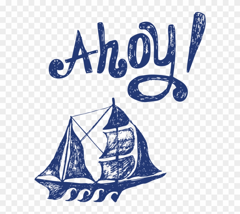 Ahoy Sailor Rubber | Bombshell Stamps