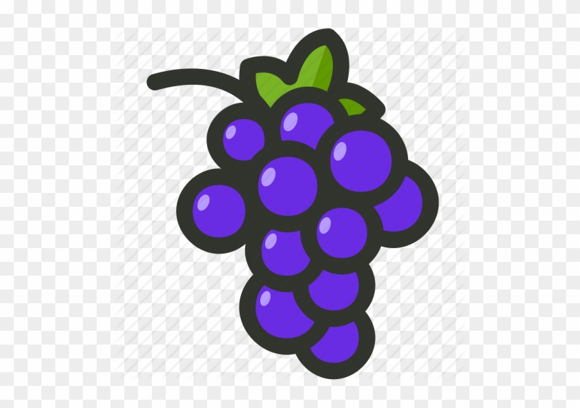 Grape Clipart Purple Food - Grape Icon #1373701