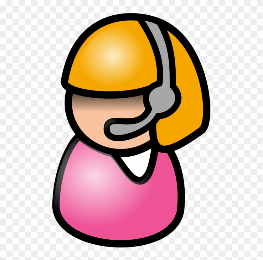 Telephone Call Switchboard Operator Cartoon Microphone - Clip Art People #1374213