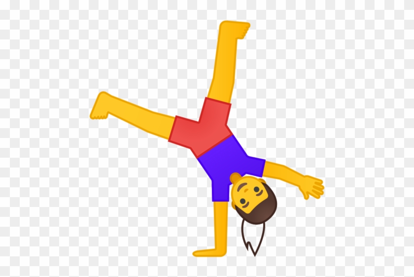 Google - Cartwheel Emoji - Free Transparent PNG Clipart Images Download