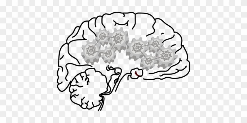 Human Brain Central Nervous System Neuron - Dopamine In Brain Clipart #1382540