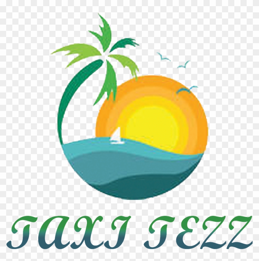 Logo Design By Yokesh For This Project - Palm Tree With Sunset View Oval Ornament #1382600