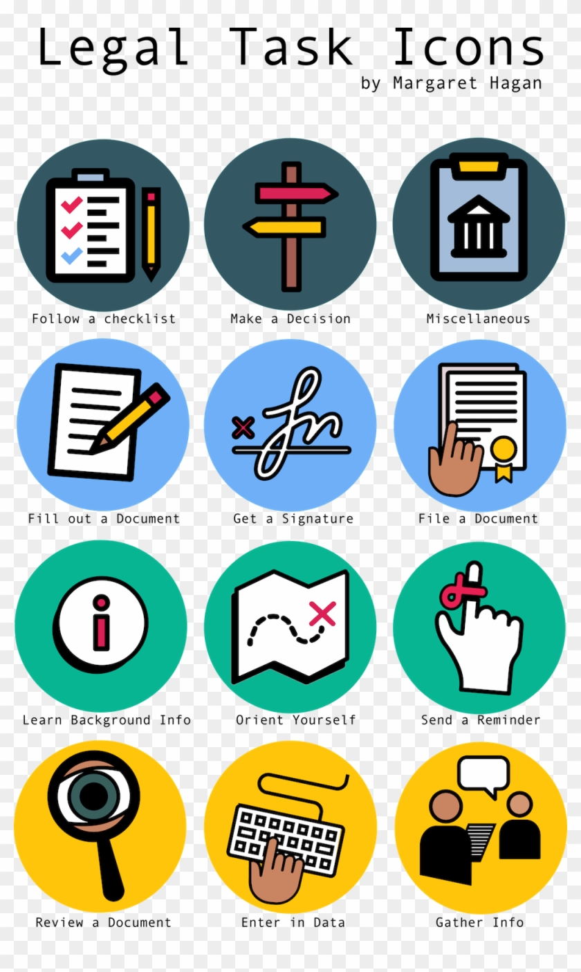 Navocado Task Badges Legal Task Icons Smaller - Tasks Icons #1383784