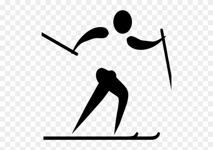 Cross Country Skiing Olympic Logo #1384126