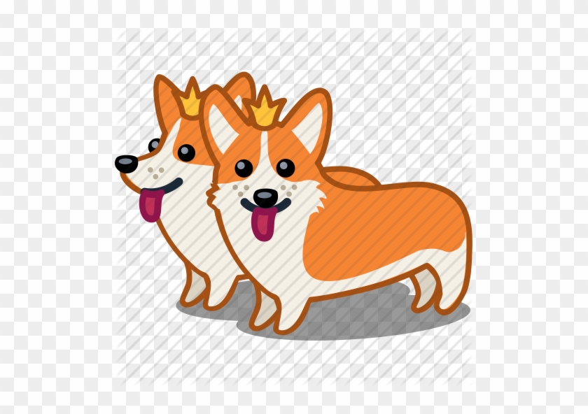 Corgi Sleeping Png Image Transparent - Cartoon Corgi With Crown #1385573