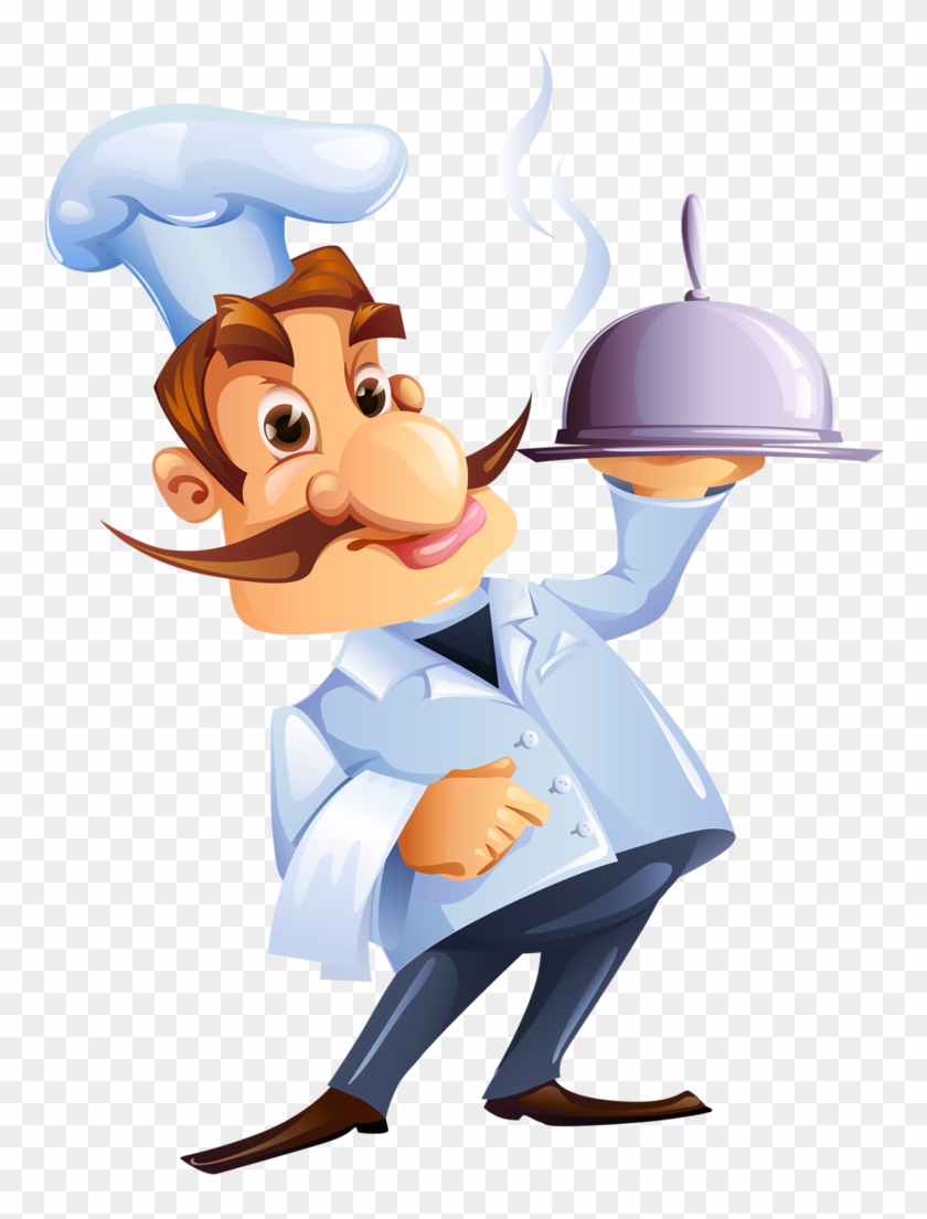 Cozinheiros Clipart, Kiss The Cook, Illustration Art, - Clipart Cartoon Chef Chef Hat Kitchen Png #1385834