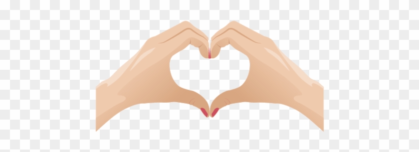 Hand Emoji Clipart Love Hand - Heart #1386446