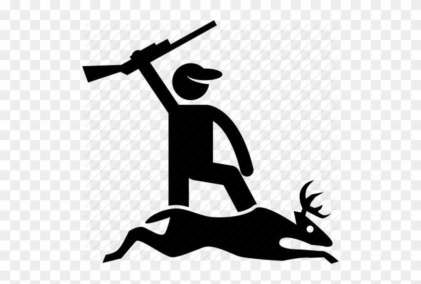 Black And White Download Deer Hunter Silhouette At Animal Hunters