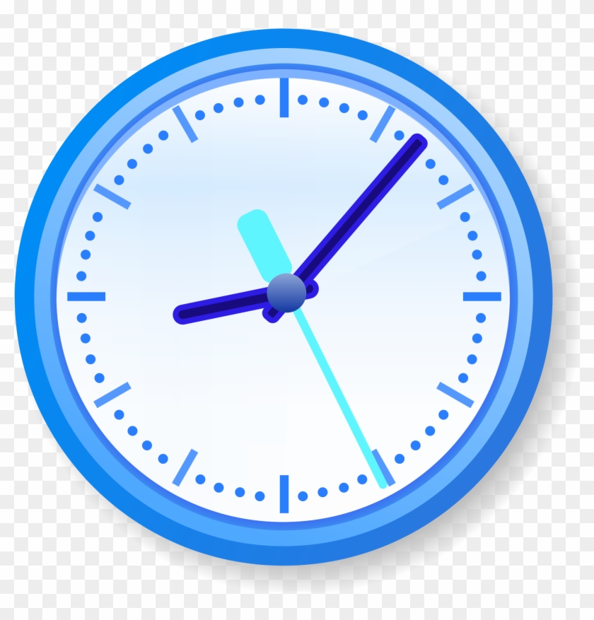 Clipart Blue Clock File Ambox Svg Wikimedia Commons - Pinhão Railway Station #215719