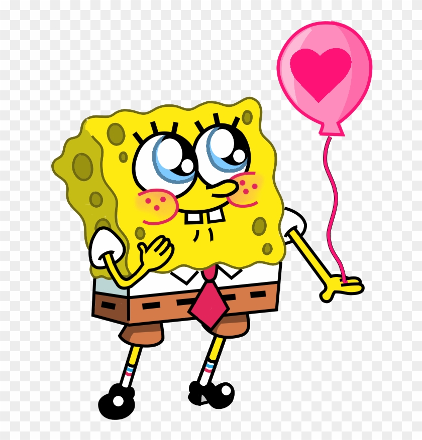 Download Cute Spongebob Squarepants In Love Free Transparent Png Clipart Images Download