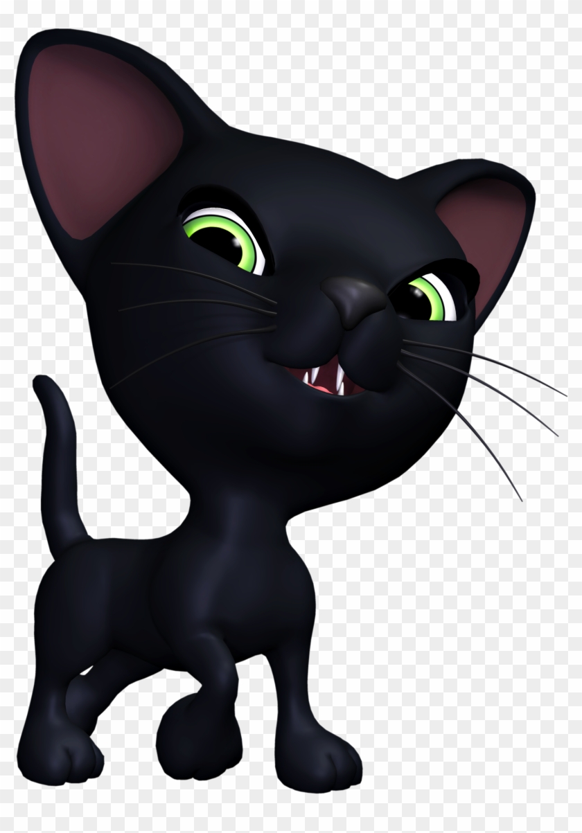 Chat Halloween 3 Png - Black Cat #217341