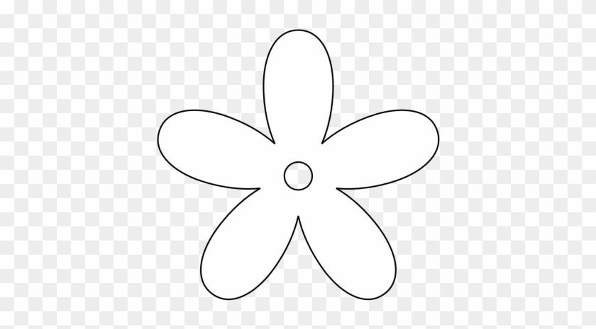 Flower Black And White Flowers Clip Art Black And White - White Flower Clip Art #217394