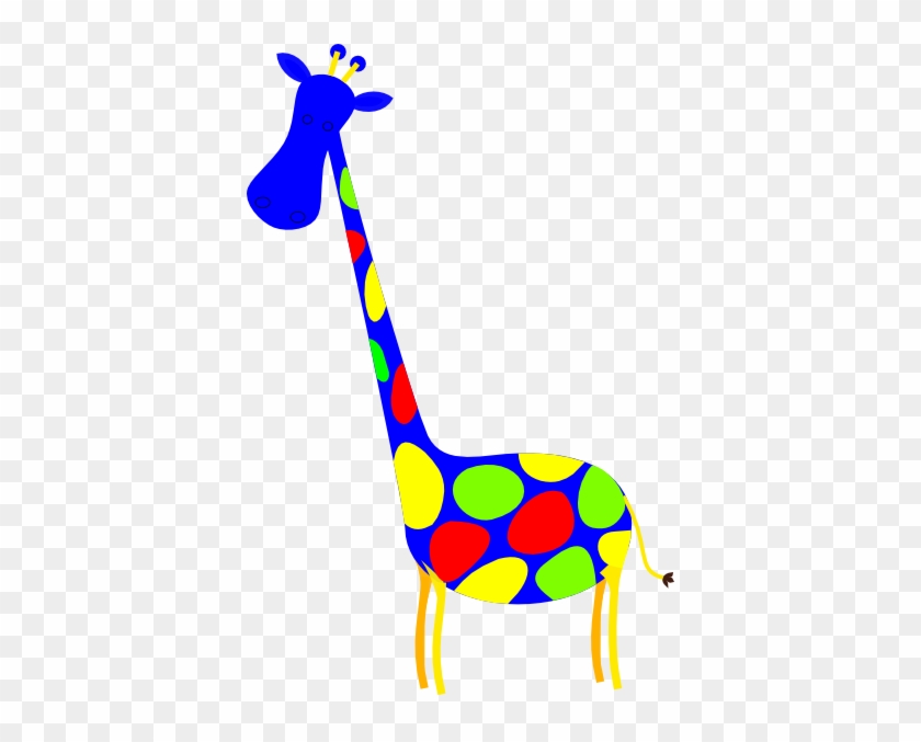 Blue - Giraffe - Clipart - Clip Art #218177